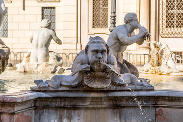 Naklejka premium Navona Square in Rome, Italy.
