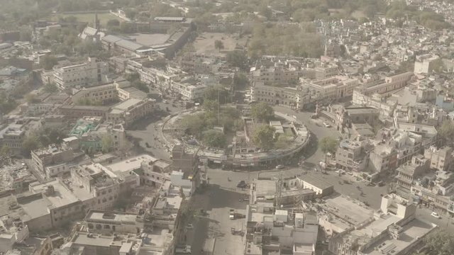 Ajmer, India, 4k aerial drone footage, ungraded/flat