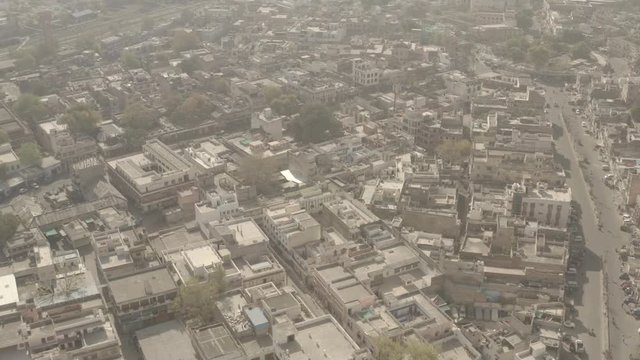 Ajmer, India, 4k aerial drone footage, ungraded/flat