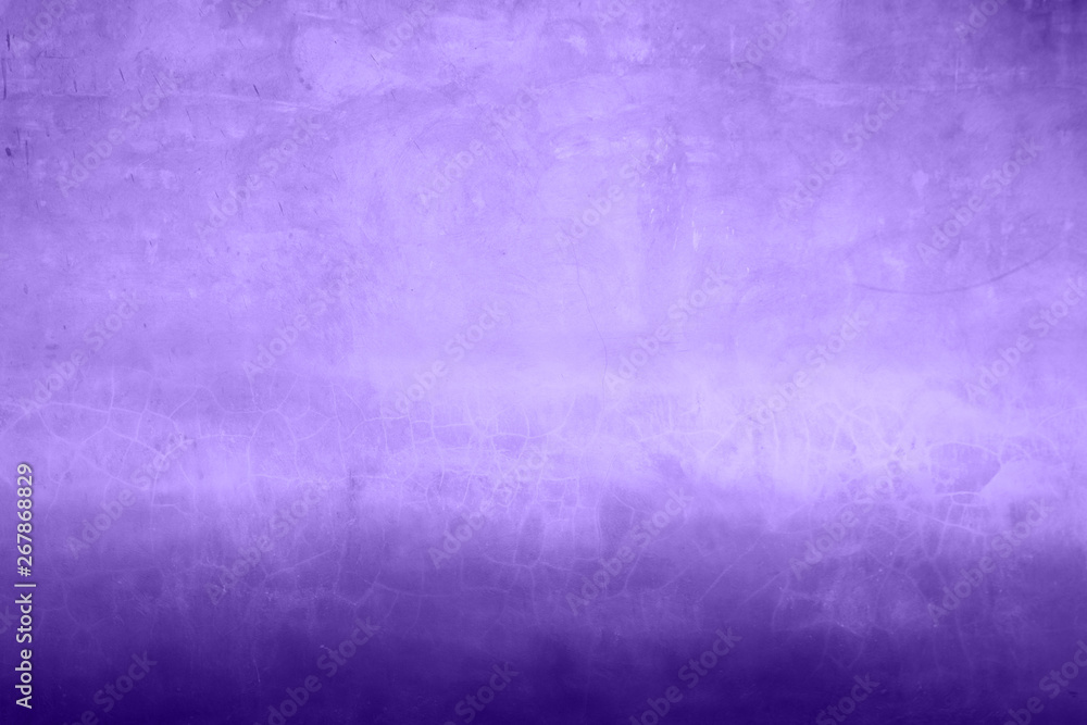 Wall mural old wall surface in two tone ultra violet color. ideal backdrop for design.