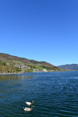 Mondsee im oberösterreichischen Salzkammergut