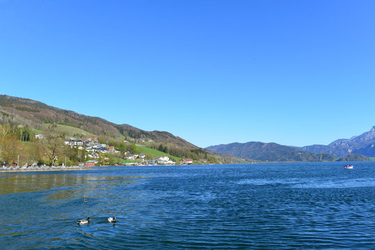 Mondsee im ober&ouml;sterreichischen Salzkammergut