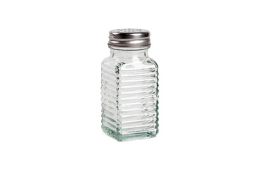 salt shaker isolated on white background.