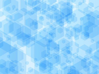 幾何学的な背景　青