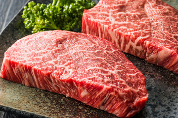 黒毛和牛モモステーキ　Japanese beef steak