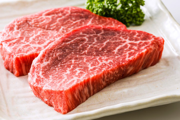 黒毛和牛モモステーキ　Japanese beef steak
