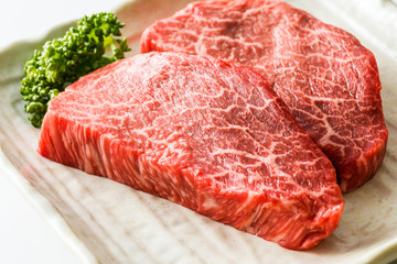 黒毛和牛モモステーキ　Japanese beef steak