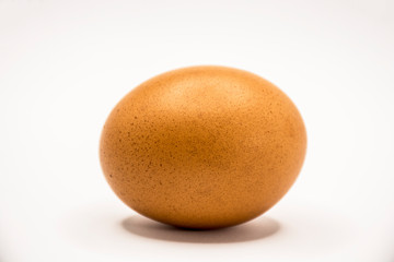 Chicken egg, fresh and ready to eat.