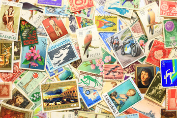 old postage stamps