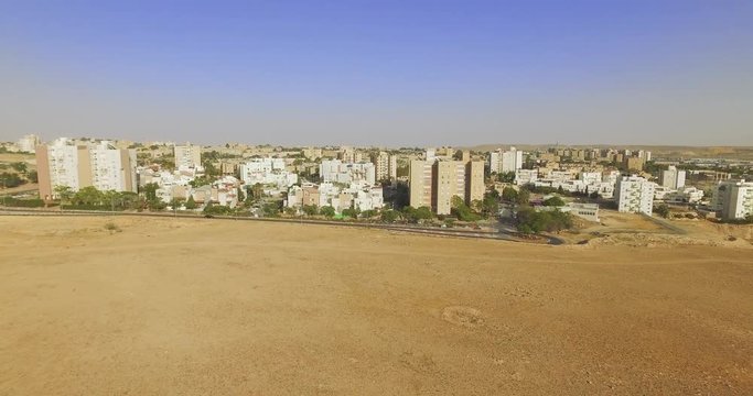 AERIAL: The city of Arad in Israel