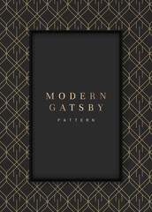 Gatsby patterned frame