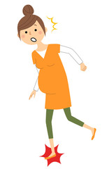 妊婦　プレママ　つまずく