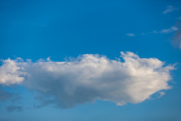 Blue sky with cloud.