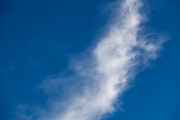 Blue sky with cloud.