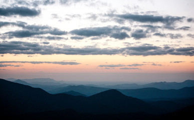 Fototapeta na wymiar Max Patch in North Carolina in the Appalachian Mountains 