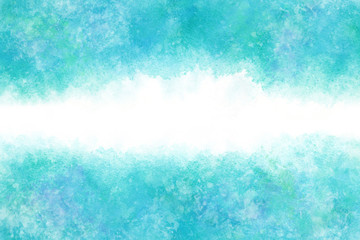 水 雨 青 夏 水彩 背景