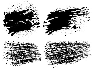 書道　しぶき　毛筆イラスト　ブラックフライデー