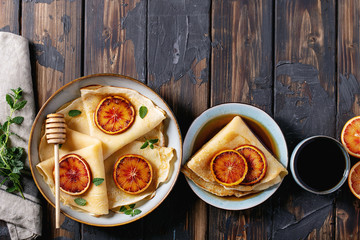 Homemade pancakes
