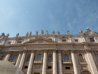 Fototapeta na wymiar Vatican City, World Heritage of Italy With classic