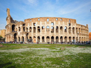 Colosseum, World Heritage of Italy With the greatness of the Romans