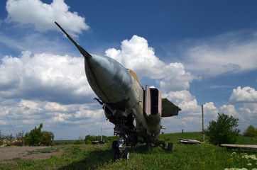 Ukrainian (former Soviet) military plane wreck