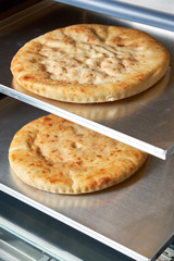 Industrial electric oven for catering with set food