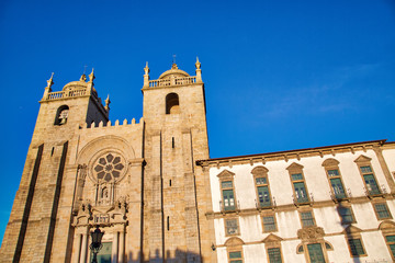 Fototapeta na wymiar Museu do Tesouro in historic city center of Porto, Portugal