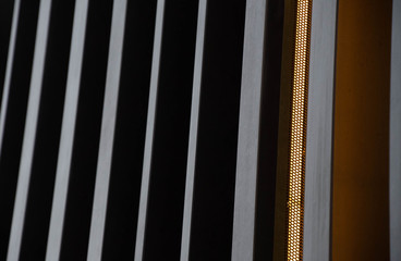 1 Light amongst all the other dark lines on building