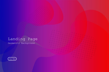 Colorful geometric background with Fluid and liquid shapes composition. Eps10