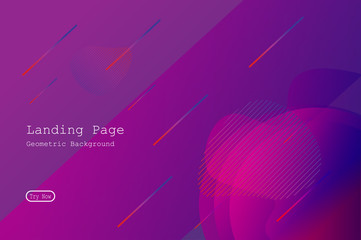 Colorful geometric background with Fluid and liquid shapes composition. Eps10