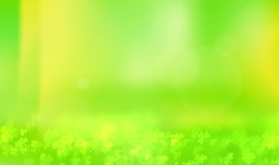Fototapeta na wymiar green flowers on blurred background