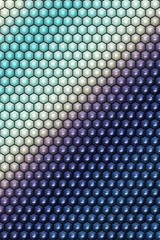 Hexagon cube pattern cover geometric,  block honeycomb.