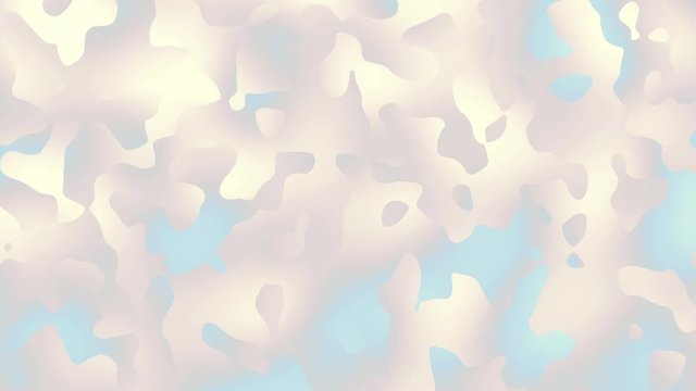 Moving random wavy texture. Psychedelic animated background. Transform abstract curved shapes. Looping footage.