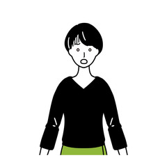 Illustration of a woman with a confused expression.