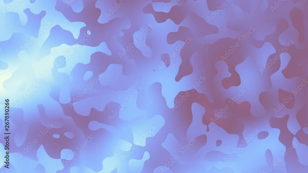 Poster moving random wavy texture. psychedelic animated background. transform abstract curved shapes. loopi