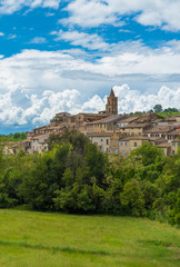 Torri in Sabina (Italy) - A little medieval village in the heart of the Sabina, Lazio region, during the spring