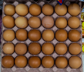 egg bucket seen from above