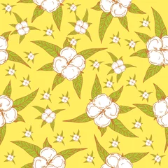 Rolgordijnen cotton pattern © lisenok86