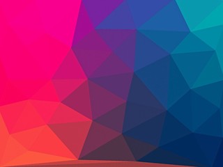 Obraz premium abstract gradient low polygon geometric mosiac background