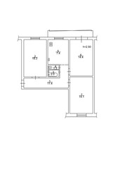 Floor plan 2d. Black&white floor plan. Floorplan. Blueprint.