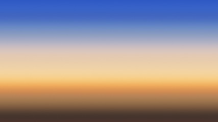 Background gradient sunset blue orange,  abstract twilight.