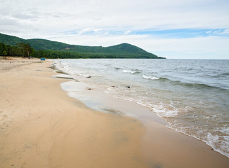 The eastern coast of Lake Baikal