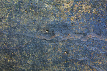 Background and blue marble. Bedrock Stone In the forest near the waterfall in phuket thailand