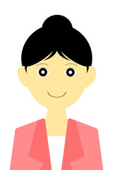 スーツ姿の女性