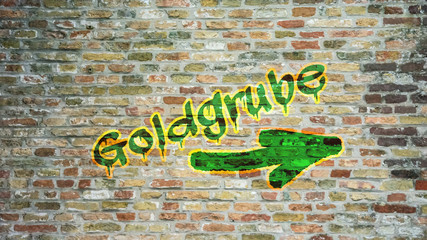 Schild 396 - Goldgrube
