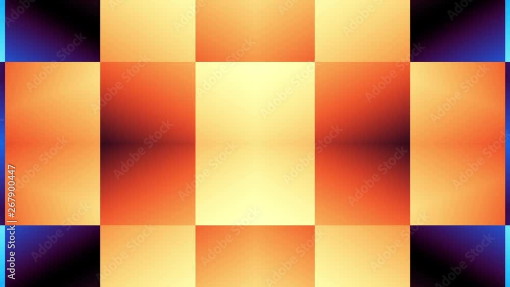 Aufkleber moving and transforming abstract geometric footage. looping video.