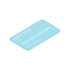 Credit card Isometric