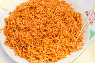 The tangy, spicy Korean carrot