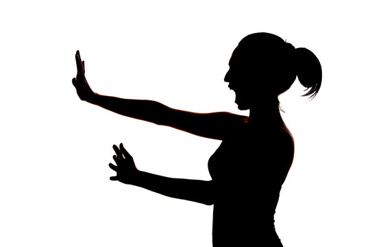 Poses de baile en alto contraste y en dos tonos