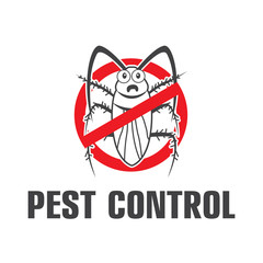 Vector logo for pest and insect control company